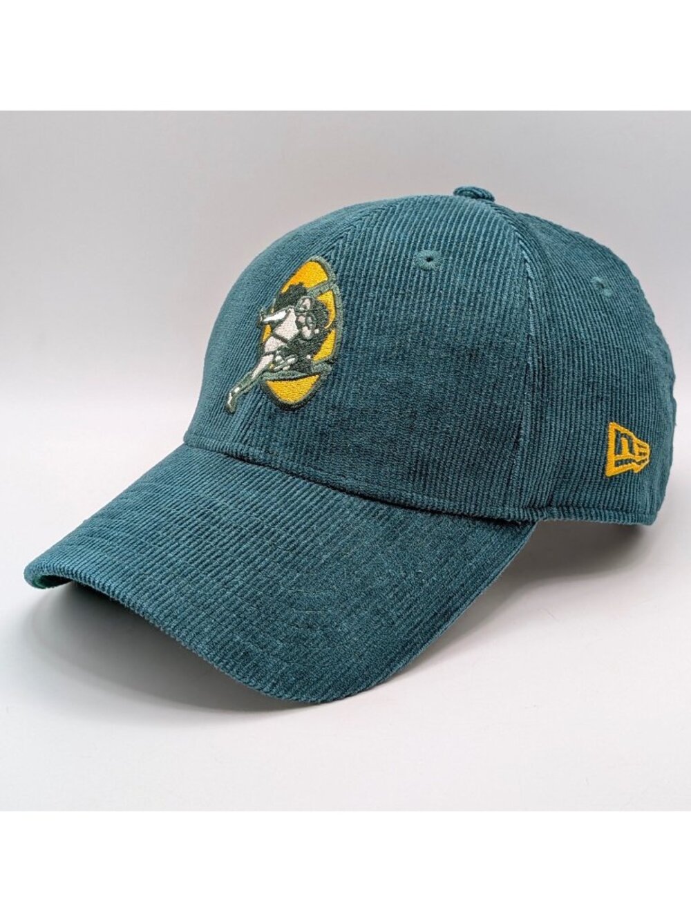 Green Bay Packers New Era Heritage Green Corduroy Adjustable Strap Hat NFL Cap